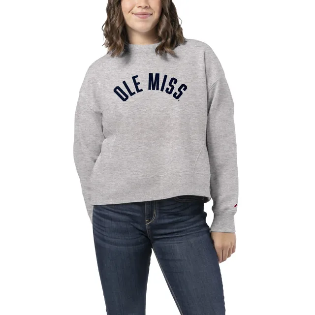 Pressbox Women's Navy Ole Miss Rebels Comfy Cord Vintage-Like Wash