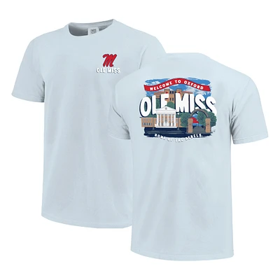 Youth  Light Blue Ole Miss Rebels Local Campus Scene T-Shirt