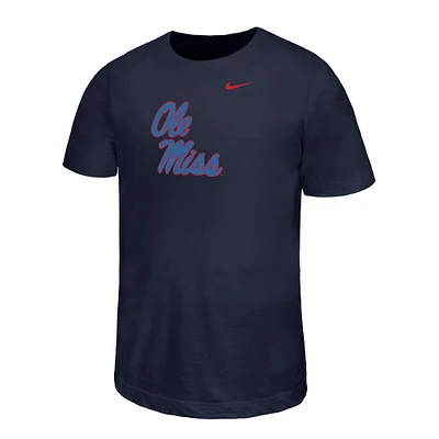 Youth Nike Navy Ole Miss Rebels Legend Color Pop Performance T-Shirt