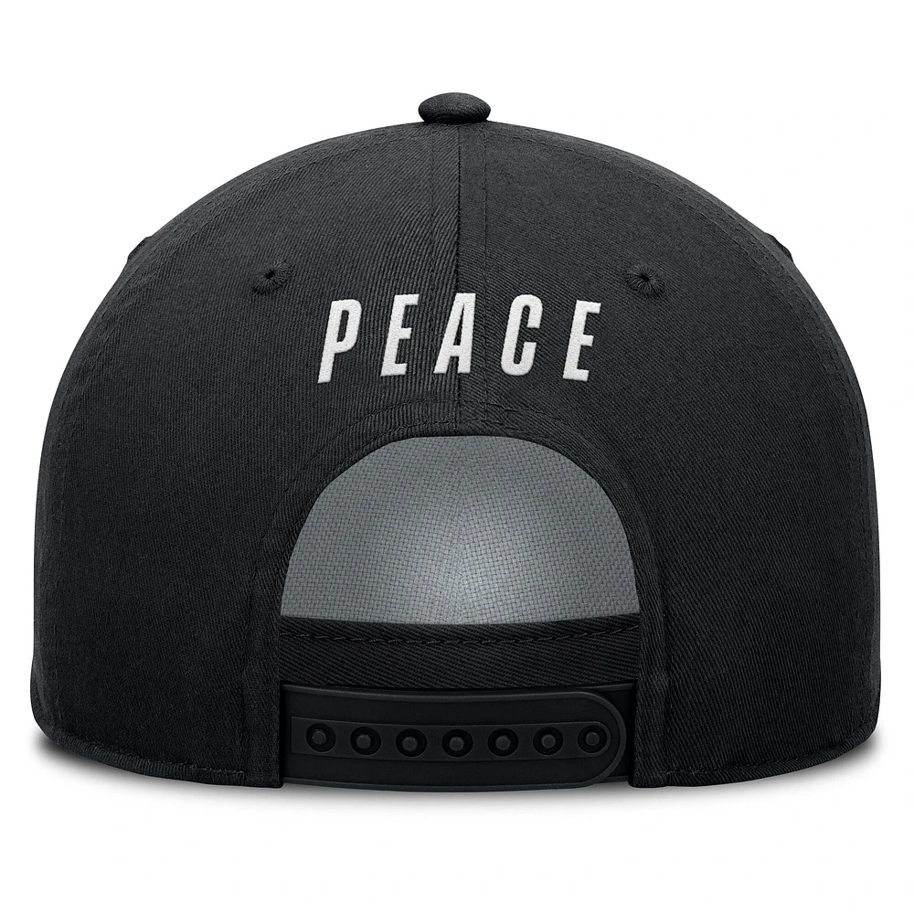 Men's Fanatics Black Olympic Games Podium A-Frame Adjustable Hat