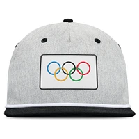 Men's Fanatics Heather Gray/Black Olympic Games Photo Finish Adjustable Hat