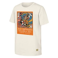 T-shirt naturel du patrimoine olympique des Jeux de Stockholm 1912 pour hommes