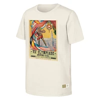 T-shirt naturel du patrimoine olympique des Jeux d'Anvers de 1920 pour hommes