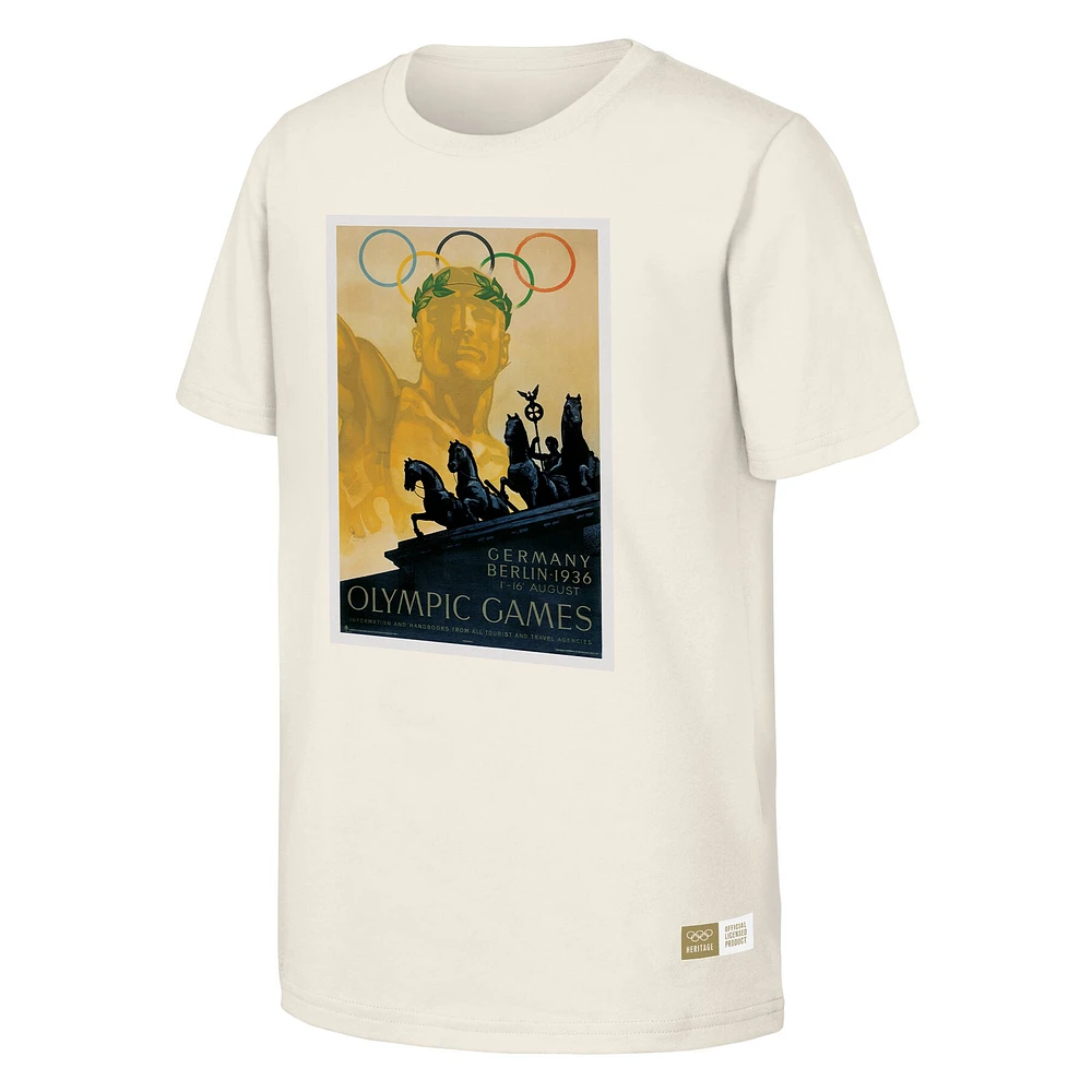 T-shirt naturel pour hommes