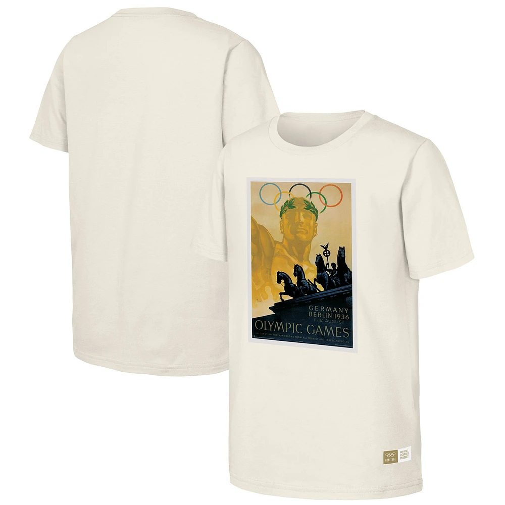 T-shirt naturel pour hommes