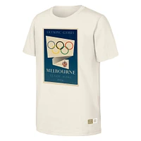 T-shirt naturel du patrimoine olympique des Jeux de Melbourne 1956 pour hommes