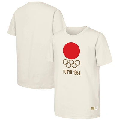 T-shirt naturel du patrimoine olympique des Jeux de Tokyo 1964 pour hommes