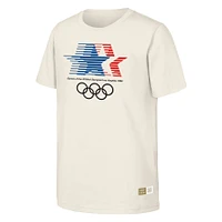 T-shirt naturel du patrimoine olympique des Jeux de Los Angeles 1984 pour hommes