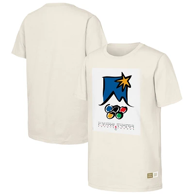 T-shirt naturel du patrimoine olympique des Jeux d'Albertville de 1982 pour hommes