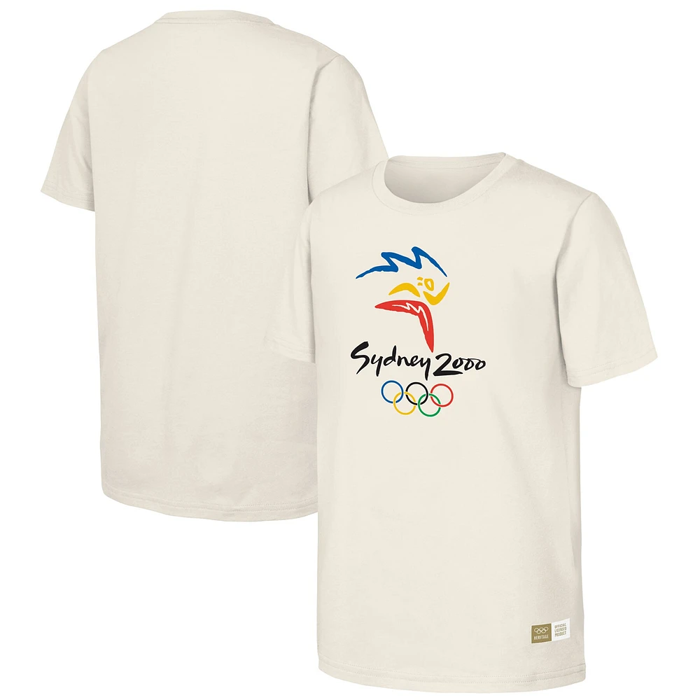 T-shirt naturel du patrimoine olympique des Jeux de Sydney 2000 pour hommes