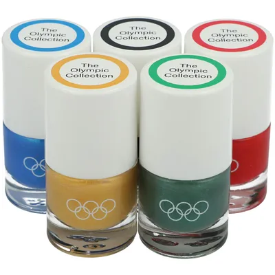 The Olympic Collection Five-Piece Nail Polish Set