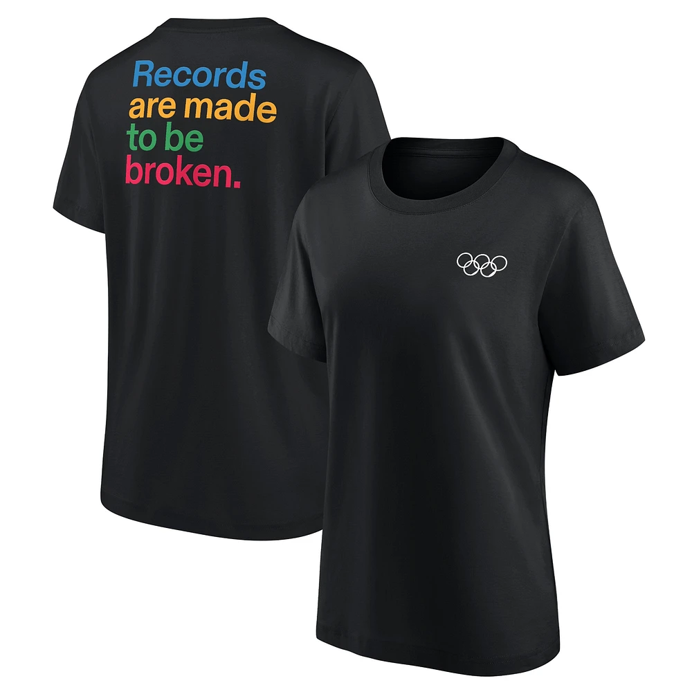 Women's Black Olympic Games T-Shirt