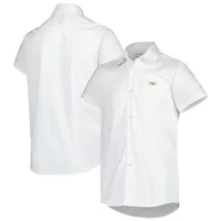 Youth White The Olympic Collection Button-Up Shirt