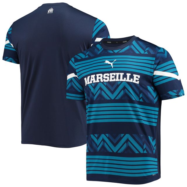 Haut d'avant-match DryCELL Olympique de Marseille Puma pour homme, bleu marine