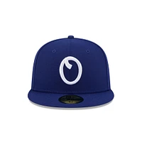 Men's New Era  Dark Blue Omaha Storm Chasers Theme Nights 59FIFTY Fitted Hat