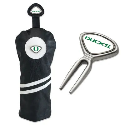 Oregon Ducks Golf Gift Set - Black