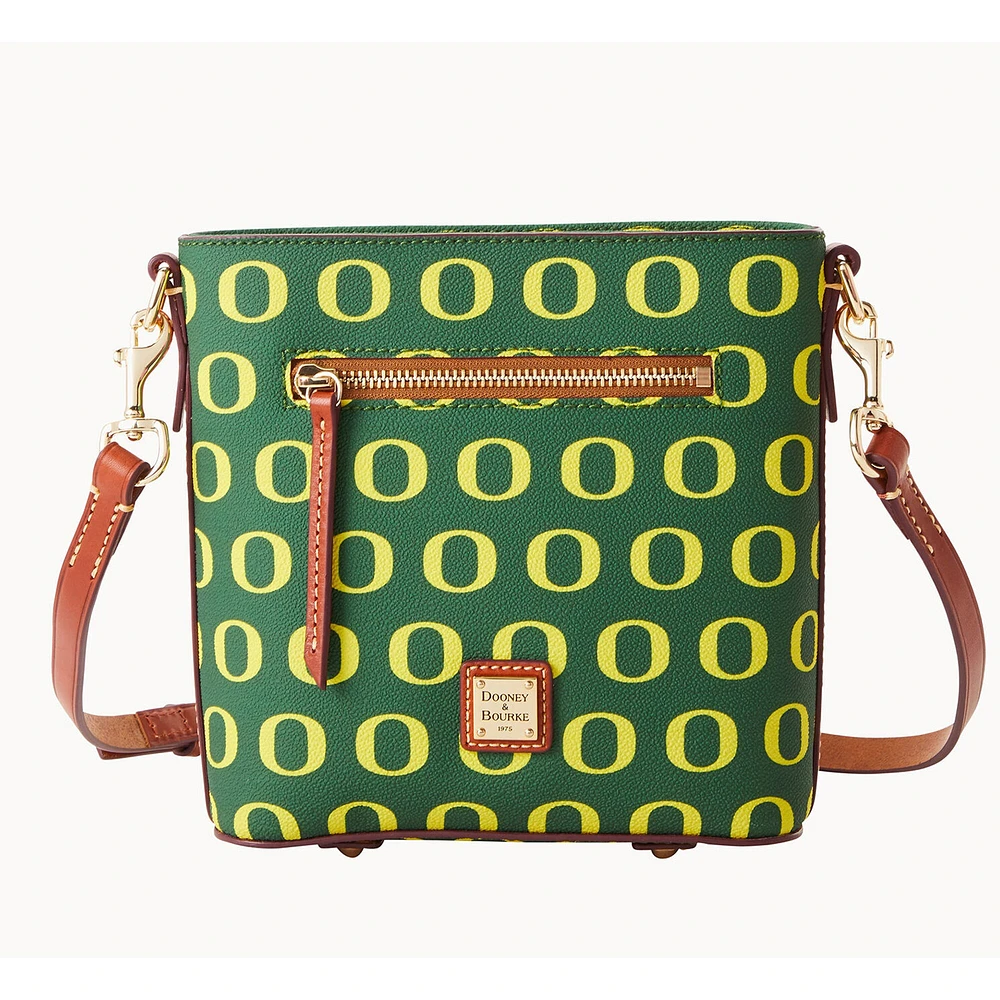 Dooney & Bourke Oregon Ducks Signature Petit sac à bandoulière zippé