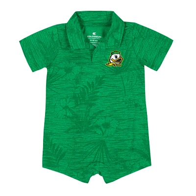 Infant Colosseum  Green Oregon Ducks Fern Romper