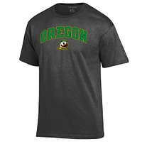 T-shirt à logo arqué Champion Charcoal Oregon Ducks pour homme