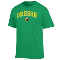 Men's Champion  Green Oregon Ducks Arch Over Logo T-Shirt
