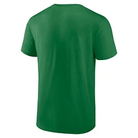 Men's Fanatics  Green Oregon Ducks Fundamentals Stripe and Block T-Shirt