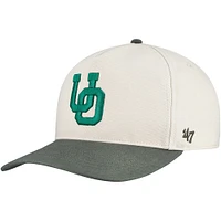 Men's '47 Cream/Green Oregon Ducks Two-Toned Hitch Adjustable Hat