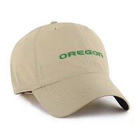 Men's '47 Khaki Oregon Ducks Clean Up brrr° Adjustable Hat