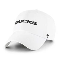 Men's '47 White Oregon Ducks Clean Up Adjustable Hat