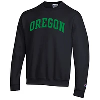 Men's Champion Oregon Ducks Basic Arch Fleece Pullover Sweatshirt