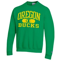 Men's Champion Green Oregon Ducks Arch Pill Sweatshirt