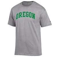 Men's Champion  Heather Gray Oregon Ducks Basic Arch T-Shirt