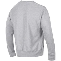 Men's Champion Heathered Gray Oregon Ducks Arch Reverse Weave Pullover Sweatshirt