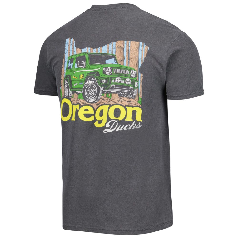 Men's Charcoal Oregon Ducks Hyperlocal T-Shirt