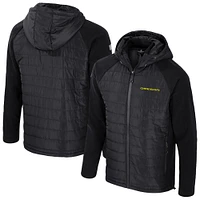 Men's Colosseum  Black Oregon Ducks Block The Sun Full-Zip Hooded Jacket