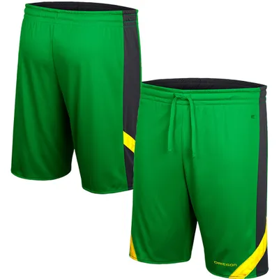 Oregon Ducks Colosseum Am I Wrong Reversible Shorts - Green/Black