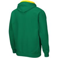 Men's Colosseum Green Oregon Ducks Arch & Logo 3.0 Full-Zip Hoodie