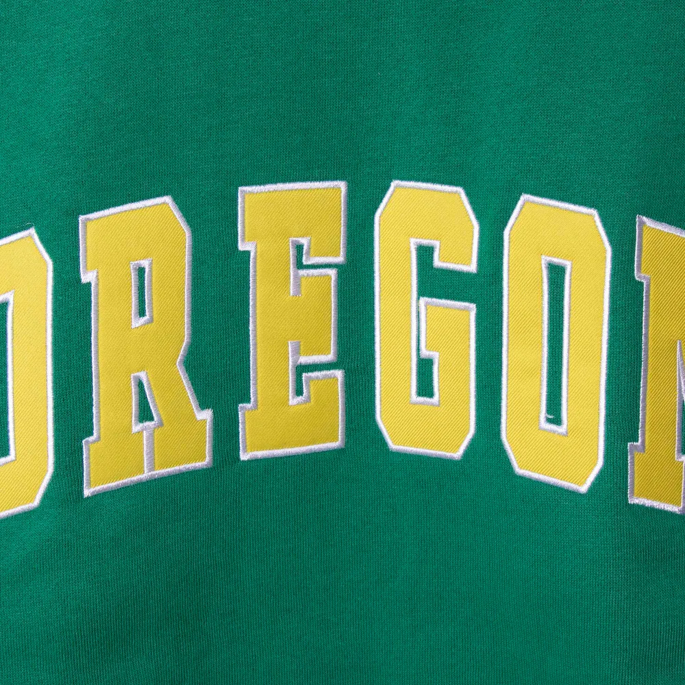 Men's Colosseum Green Oregon Ducks Arch & Logo Sweatshirt