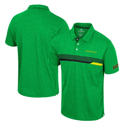 Men's Colosseum Green Oregon Ducks No Problemo Polo