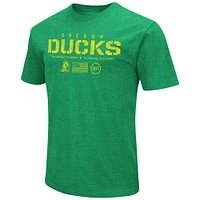 Men's Colosseum Green Oregon Ducks OHT Military Appreciation Flag 2.0 T-Shirt