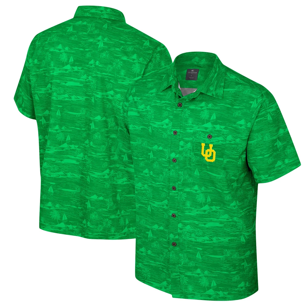 Chemise boutonnée Ozark des Oregon Ducks de l'Oregon Colosseum pour hommes