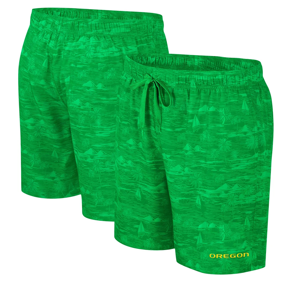 Short de bain Ozark pour hommes, vert Colosseum, Oregon Ducks