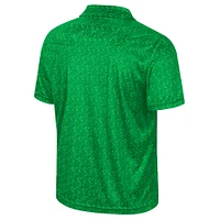 Polo de golf sublimé Colosseum Kelly Green pour homme des Oregon Ducks
