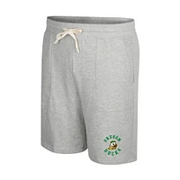 Men's Colosseum Heather Gray Oregon Ducks Love To Hear This Terry Shorts