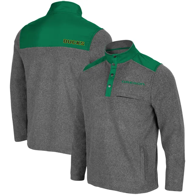 Lids Oregon Ducks Colosseum Women's Team Oversized Pullover Sweatshirt -  Heathered Green