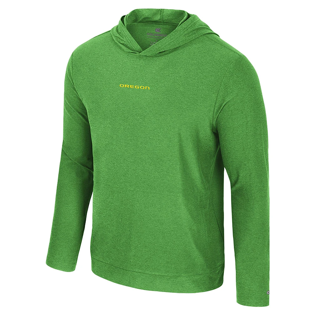 Men's Colosseum Kelly Green Oregon Ducks Long Sleeve T-Shirt Hoodie