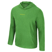 Men's Colosseum Kelly Green Oregon Ducks Long Sleeve T-Shirt Hoodie