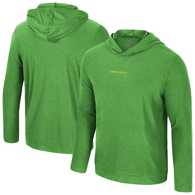 Men's Colosseum Kelly Green Oregon Ducks Long Sleeve T-Shirt Hoodie