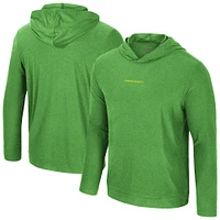 Men's Colosseum Kelly Green Oregon Ducks Long Sleeve T-Shirt Hoodie