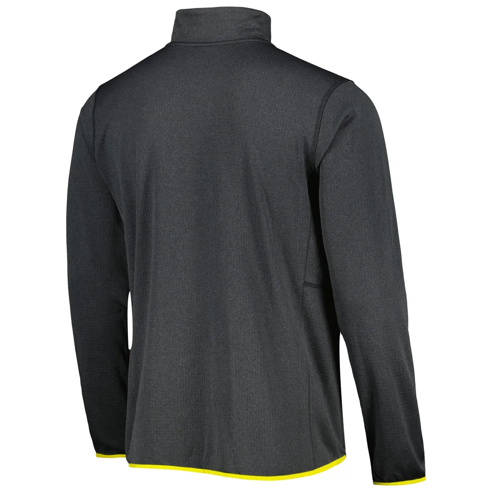 Men's Columbia Black Oregon Ducks Park View Omni-Wick Half-Zip Top