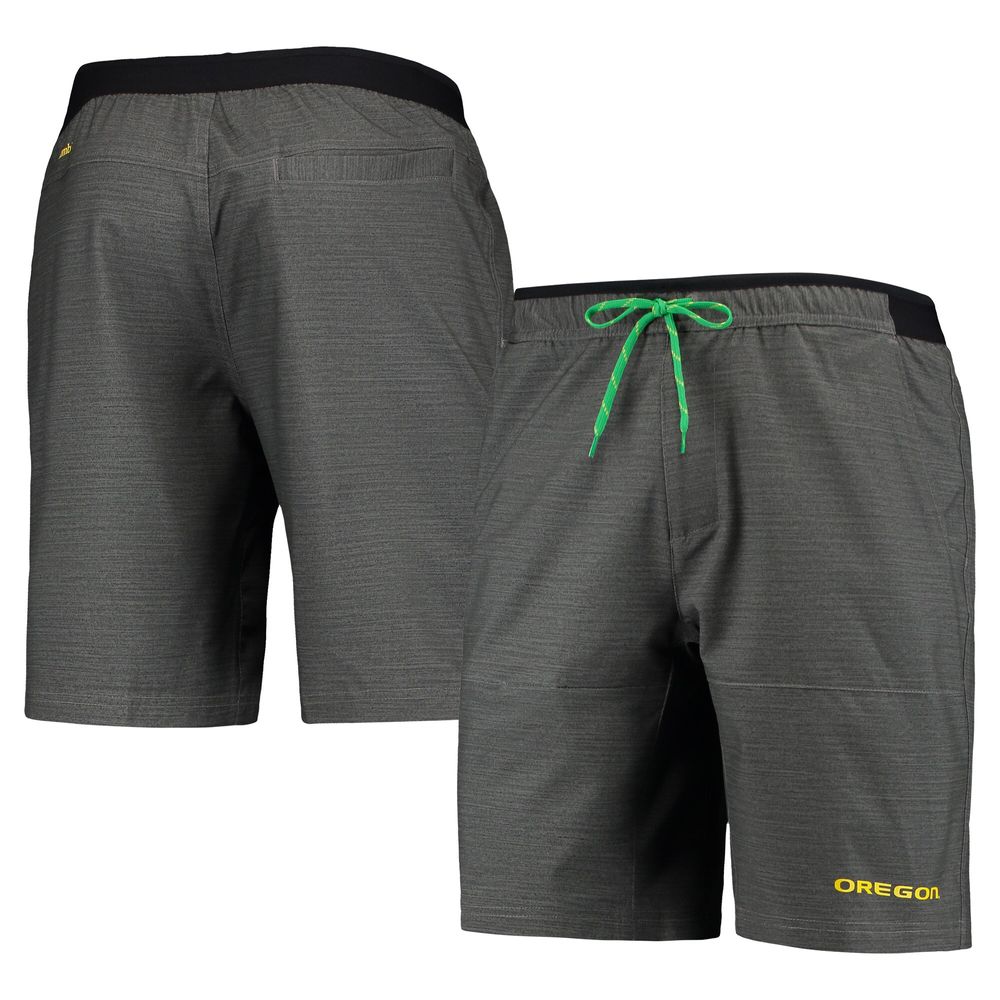 Men's Columbia Gray Oregon Ducks Twisted Creek Omni-Shield Shorts